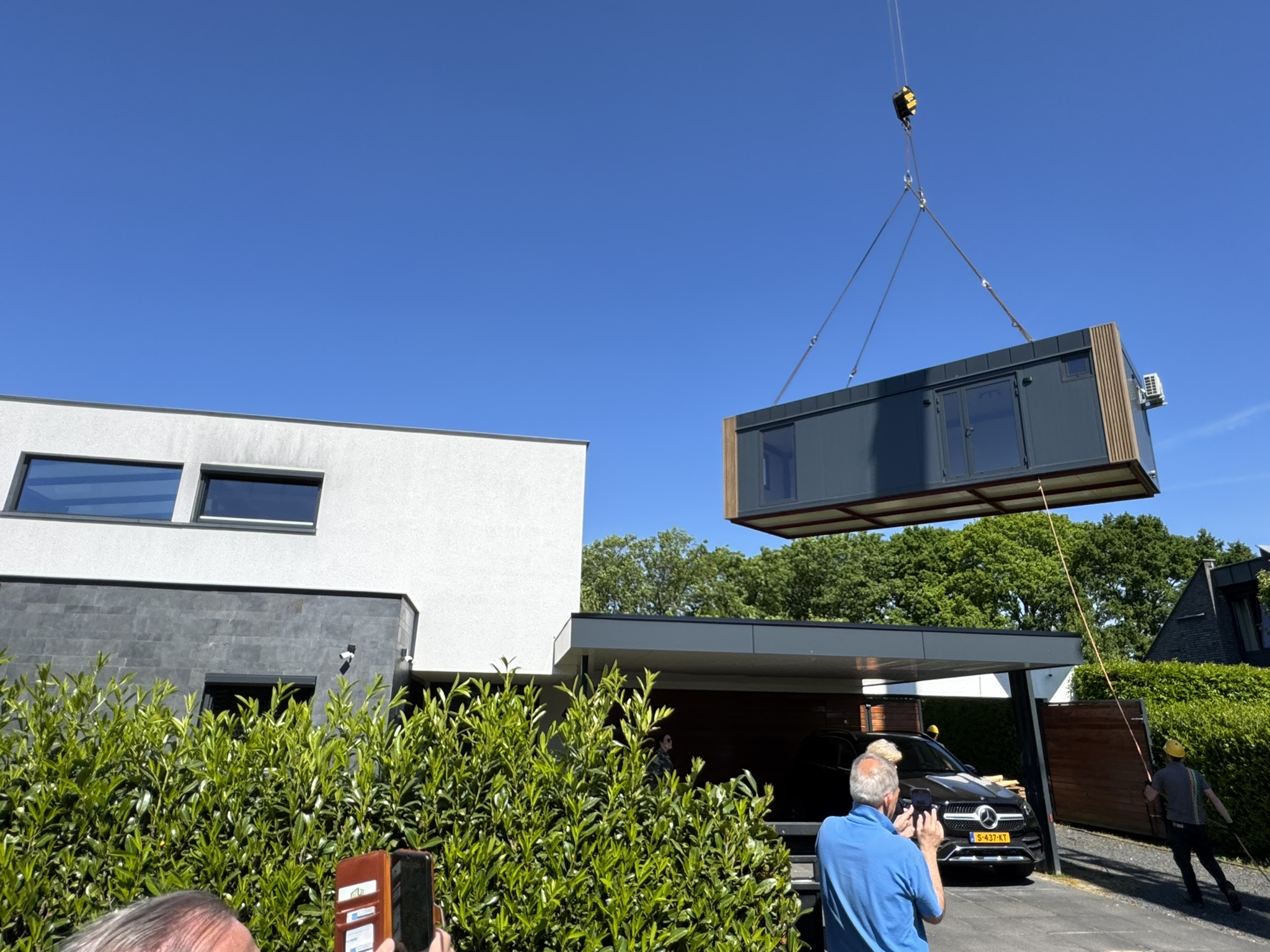 Woonunit huren in Belgie - My Little House levert ook over de grens